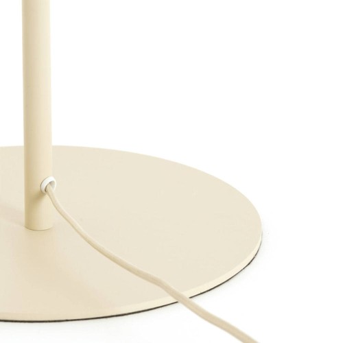 Solune Floor Lamp in Natural Linen with Sand Finish