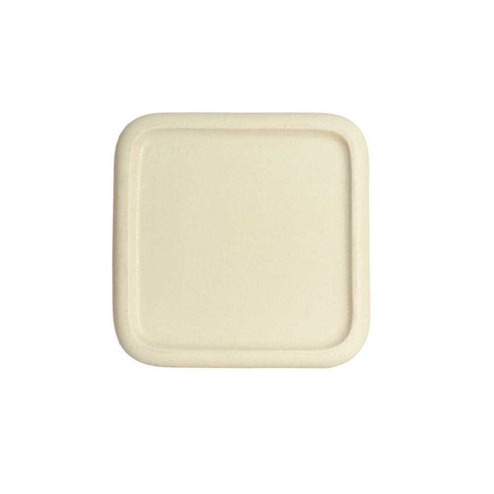 Side Table LUARCA in Matte Cream Ceramic