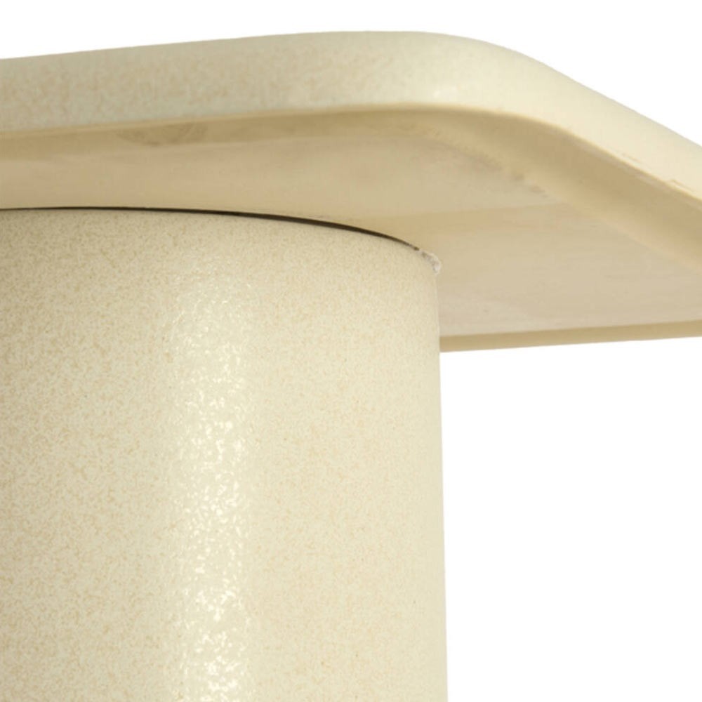 Table d’appoint LUARCA en céramique crème mate