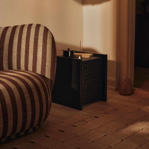 SCARNI SCARNI SCARNE SCARNE TABLE with Textured Facade