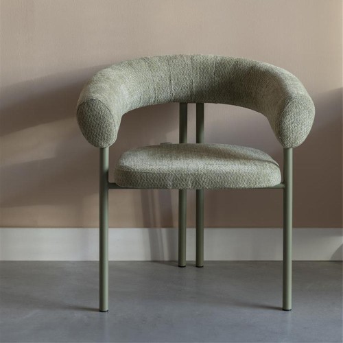 Hakken fauteuil groen