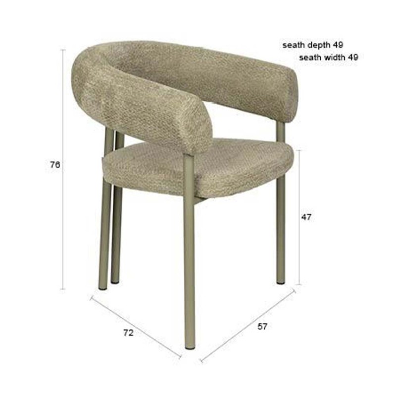Fauteuil Heels vert
