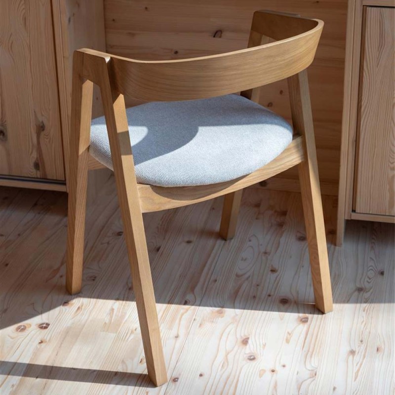 Sedia naturale Mades