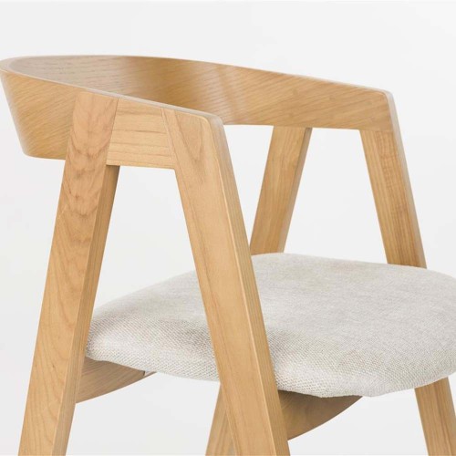 Chaise Mads naturel