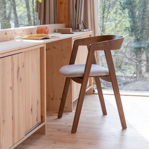 Chaise Mads noyer