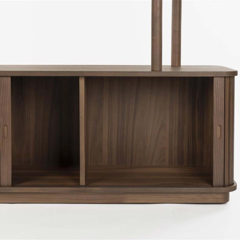 Walnut barbier library
