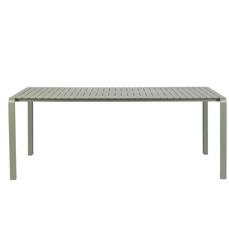 Ensemble Table de Jardin Vondel 214 + 6 Chaises Vondel vert