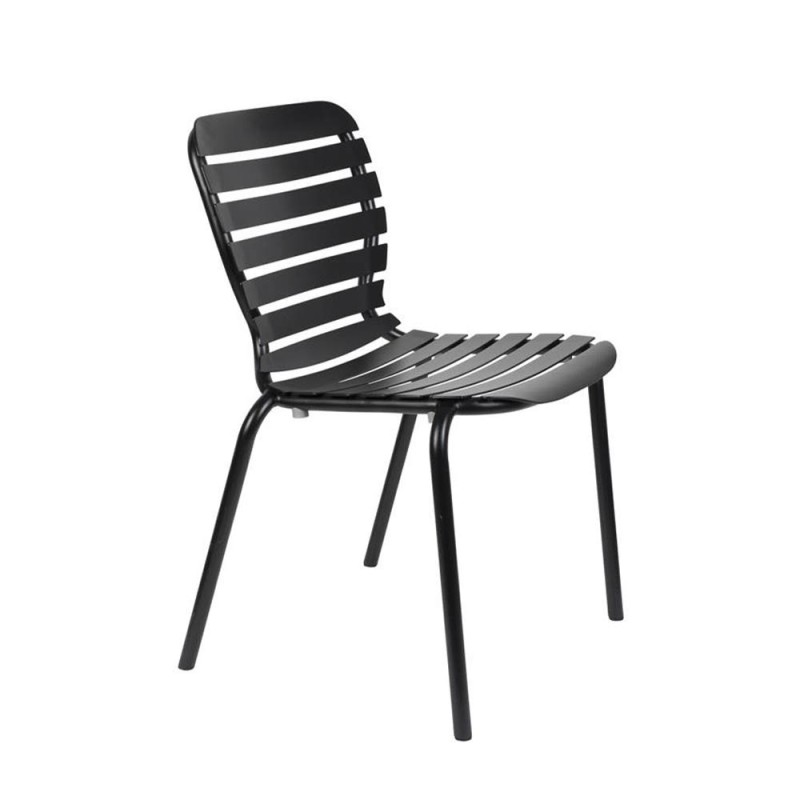 Ensemble Table de Jardin Vondel 214 + 6 Chaises Vondel noir