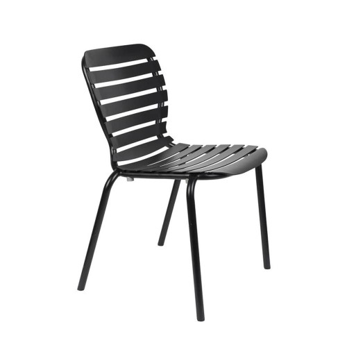 Ensemble Table de Jardin Vondel 214 + 6 Chaises Vondel noir