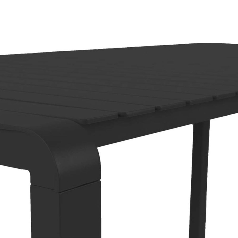 Ensemble Table de Jardin Vondel 214 + 6 Chaises Vondel noir