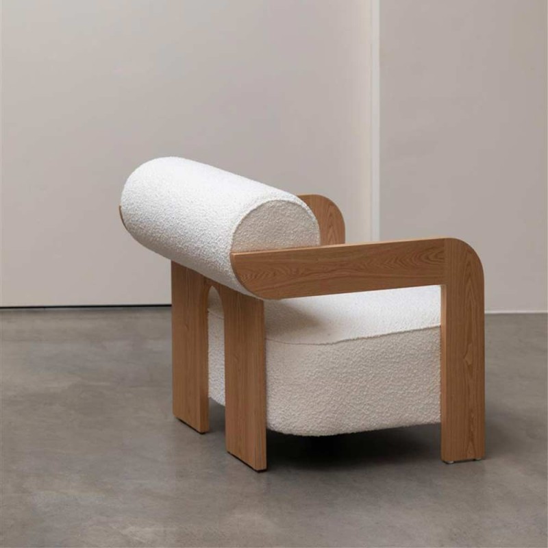 Oolong Beige Lounge Chair