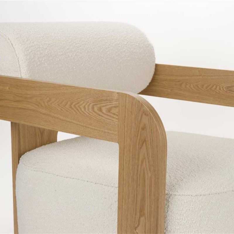 Fauteuil lounge Oolong beige
