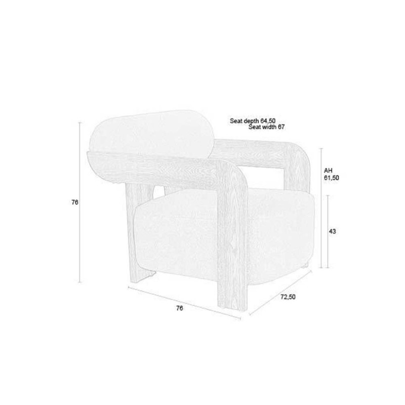 Oolong Beige Lounge Chair