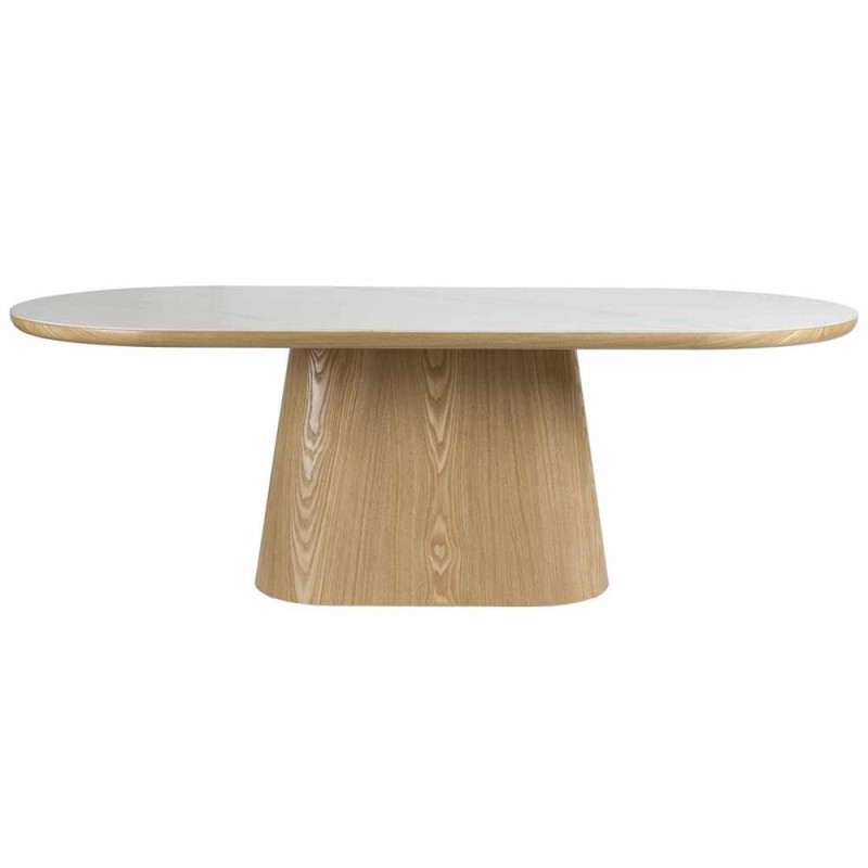 Oval 180 cm oak oak dining table
