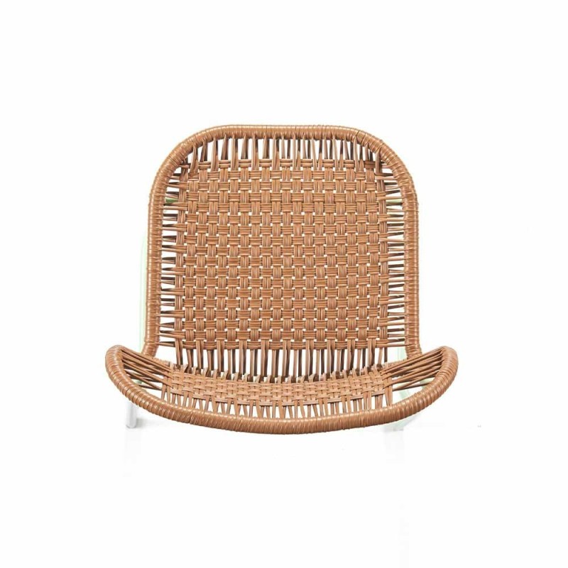 Silla de caramelo marrón caramelo / verde pastel
