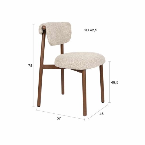 Chaise Len beige