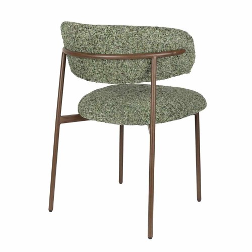 Green clay chair