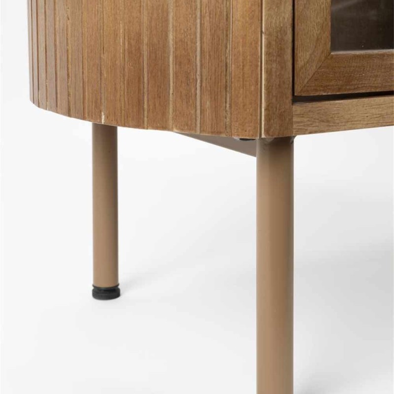Armadio YARO in legno marrone Hévéa Wood