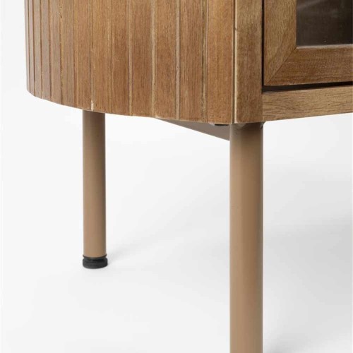 Armadio YARO in legno marrone Hévéa Wood