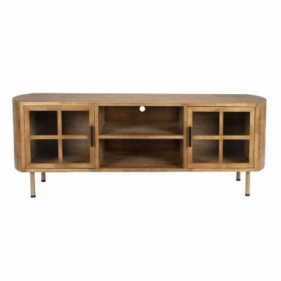 Buffet Bas Yaro Wood Hevéa braun