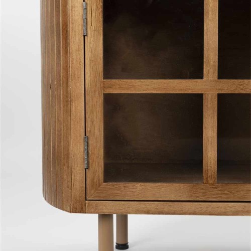 Buffet Bas Yaro Wood Hevéa Brown