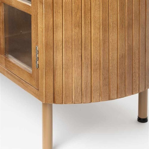 Buffet Bas Yaro Wood Hevéa braun