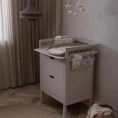 Mesa cambiante Sebra, cajones, rosa, FSC ™ Mix 2