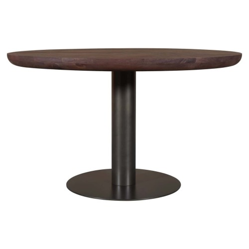 Dining table Baldwin Spicebrown 130Ø