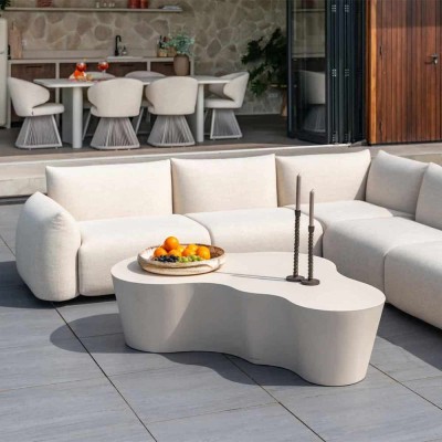 Urban Bloom Sandstone Outdoor Coffee Table