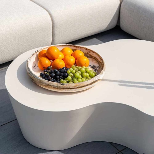 Mesa de centro de arenisca urbana de arena