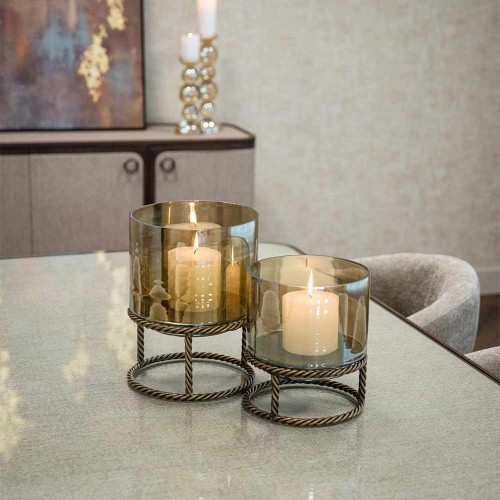 Table à manger Willox beige 235 avec verre