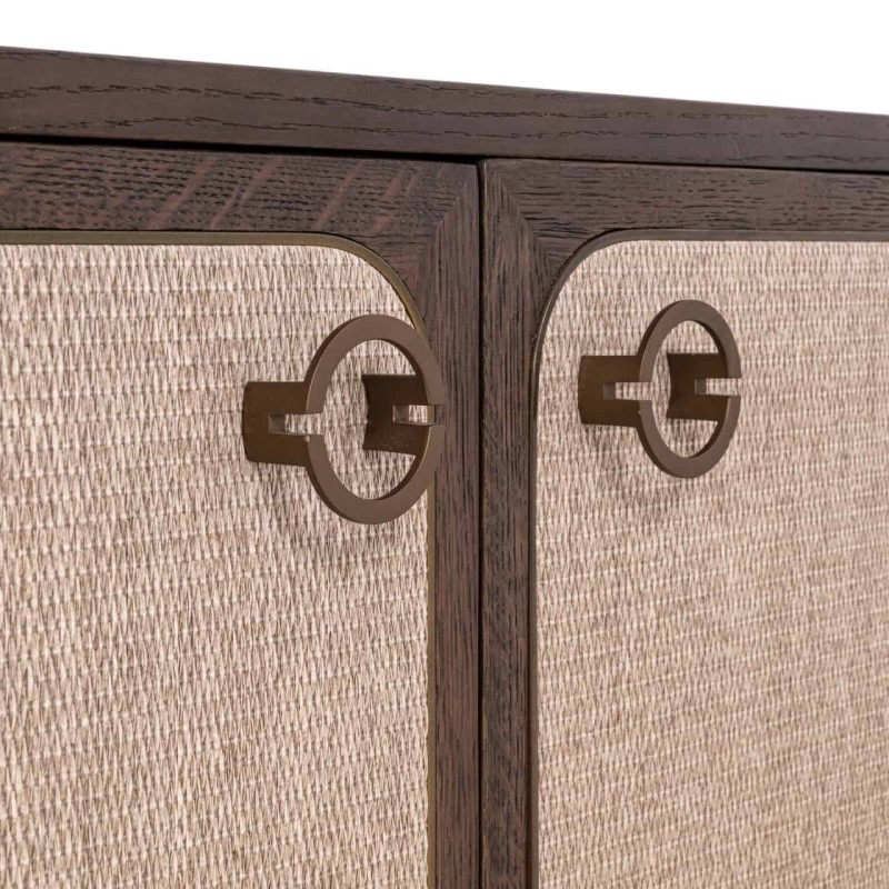Cabinet TV Willox Beige 4 porte