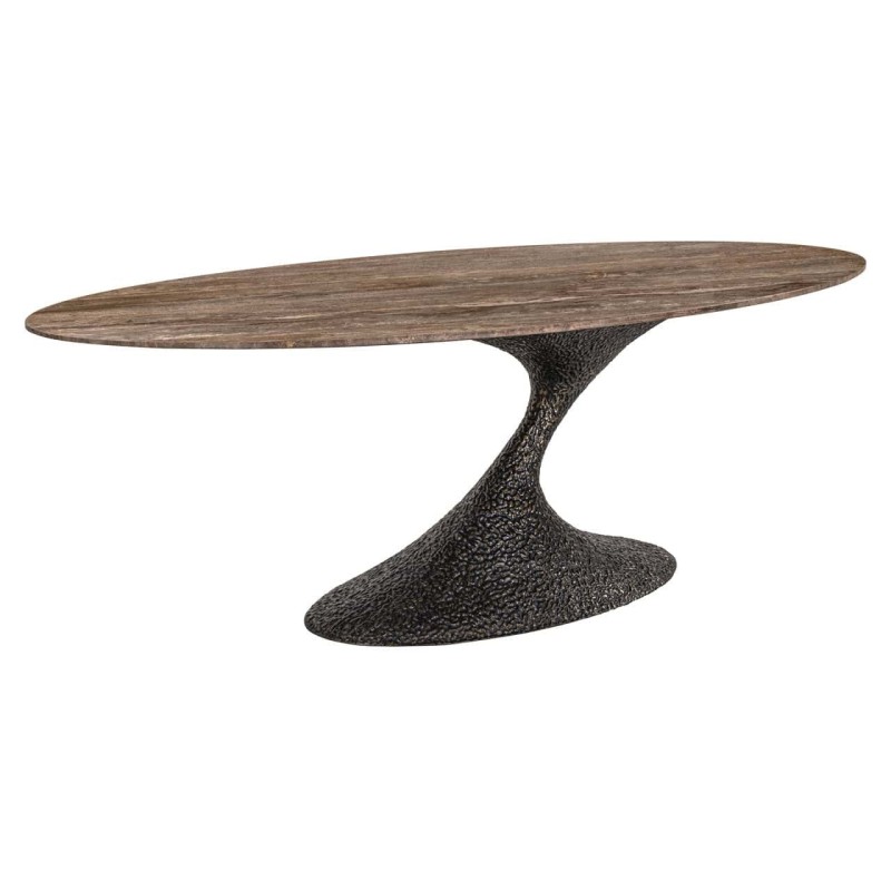 RUSSO ASH BROWN OVAL 235 dining table