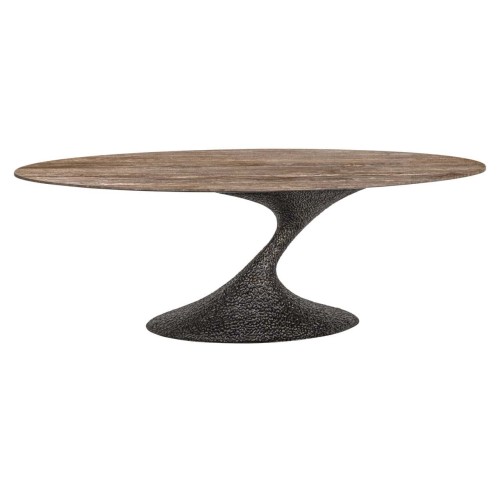 Russo as bruin ovaal 235 eettafel