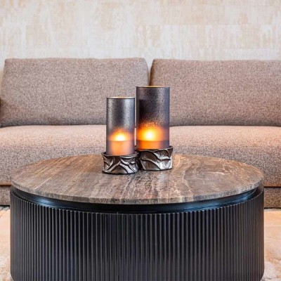 Mesa de centro Russo Ash Brown 90Ø