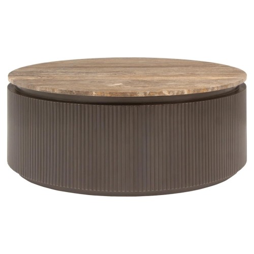 Coffee table Russo Ash Brown 90Ø