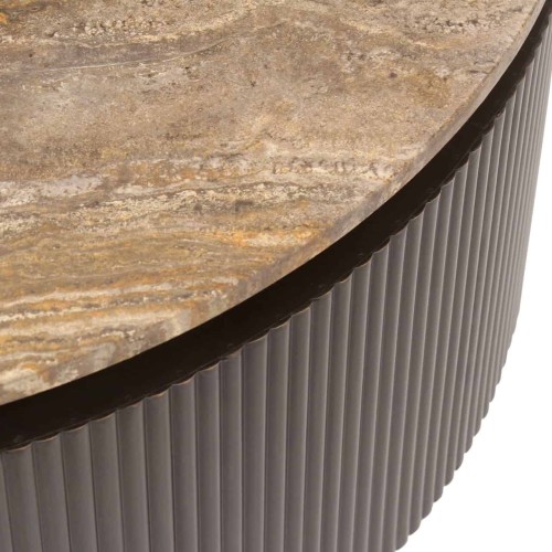 Coffee table Russo Ash Brown 90Ø