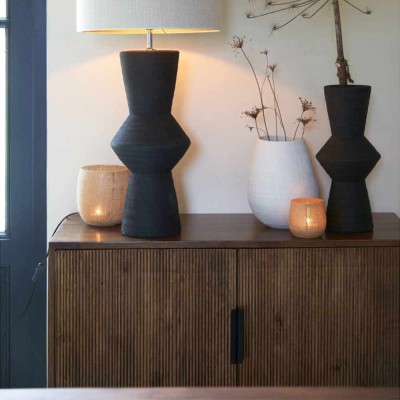 Kabinett 100x40x80 cm Britika Dunkelbraunes Holz 2