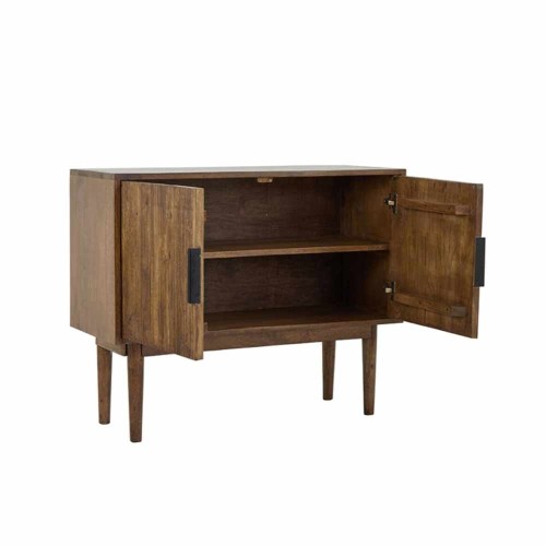 Cabinet 100x40x80 cm Britaka Brillo marrone scuro