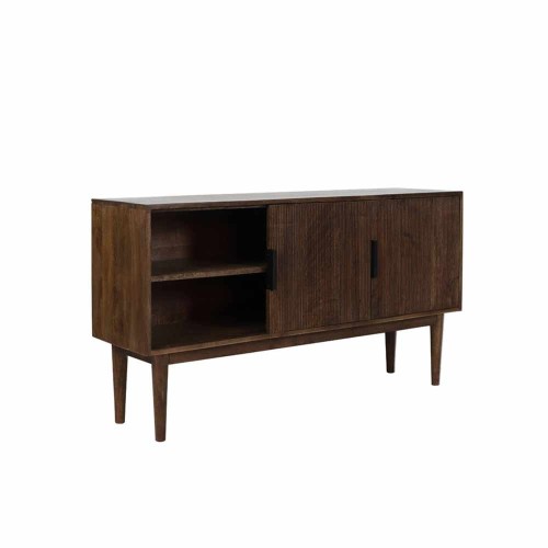 Kabinett 150x40x80 cm Britika Dunkelbraunes Holz