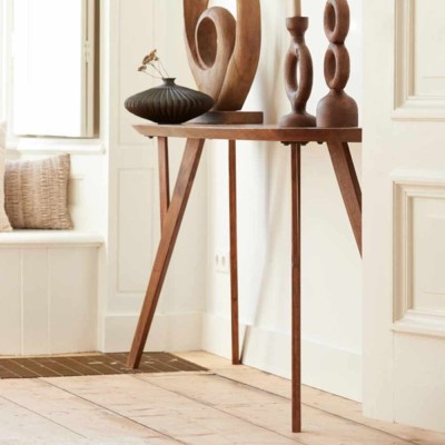 Console QUENZA bois acacia brun 2