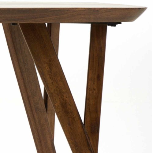 Consola de madera acica de madera marrón