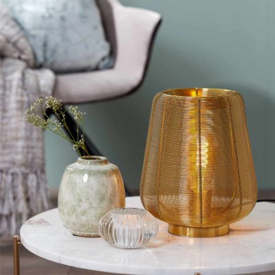 Table lamp Ø22x26 cm adedeta gold