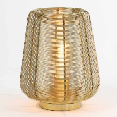 Lámpara de mesa Ø22x26 cm AdenetA Gold 2