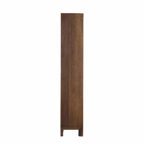 Plank Sondrio 48x35x190 cm - donkerbruin hout