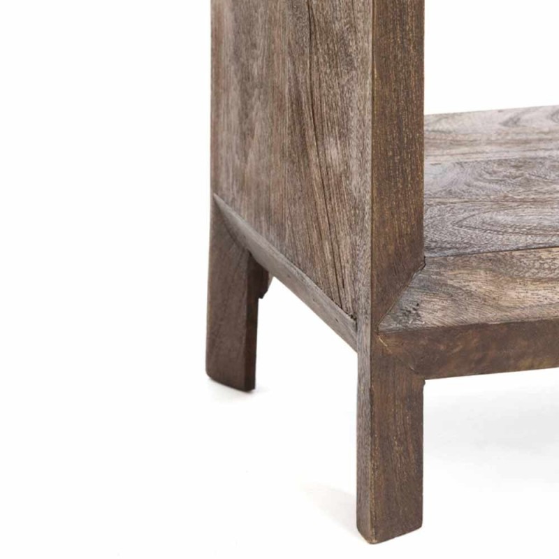 Regal Sondrio 48x35x190 cm - dunkelbraunes Holz