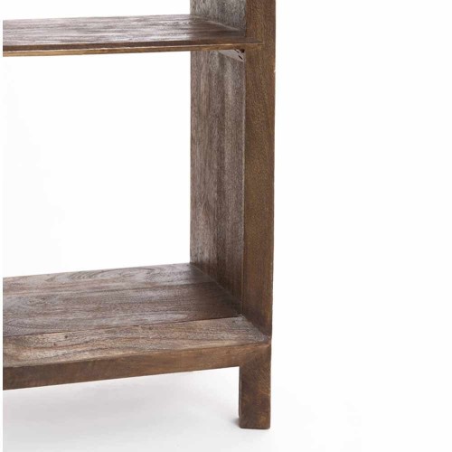 Estante 48x35x190 cm Sondrio madera marrón oscuro mate