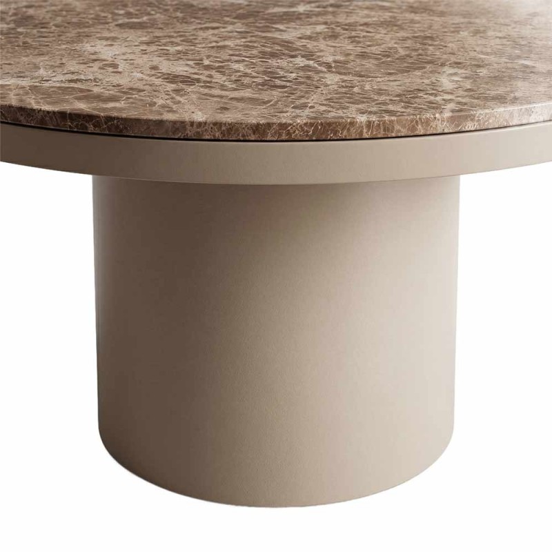 Mesa de comedor redonda lunaro