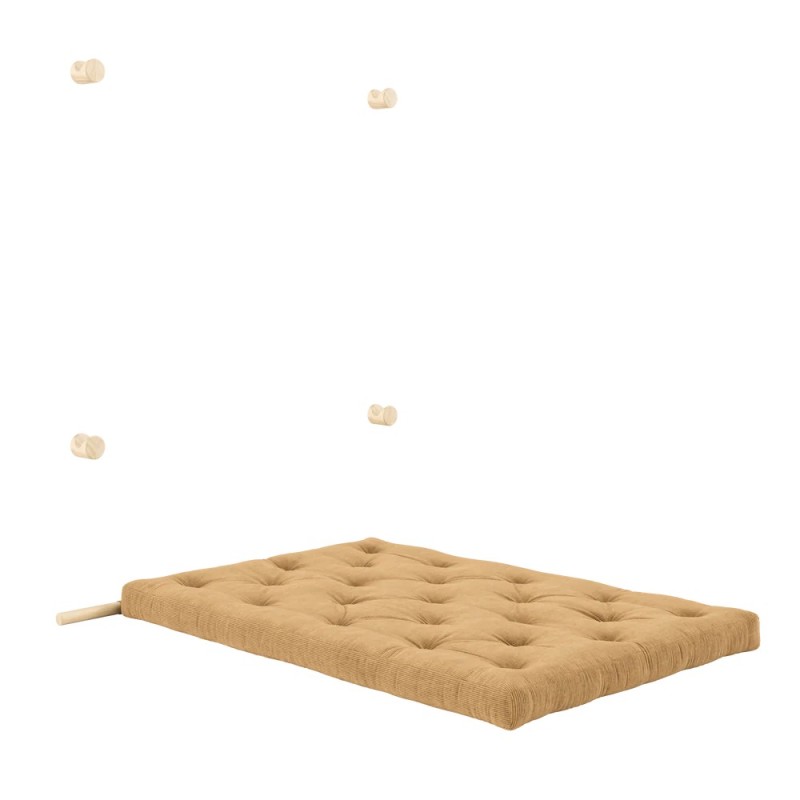 Hakenes Schlafsofa - 515 Fudge Braun