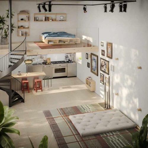 Hooked sofa bed - 641 hot sand